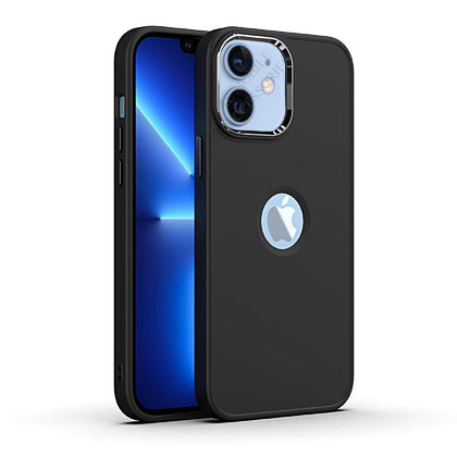 iPhone 11 Ultra Hybird Ring Silicone Matte Back Case Cover Anti-Shock Drop Protection (Black)