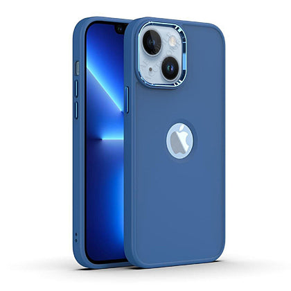 iPhone 13 Ultra Hybird Ring Silicone Matte Back Case Cover Anti-Shock Drop Protection (Royal Blue)