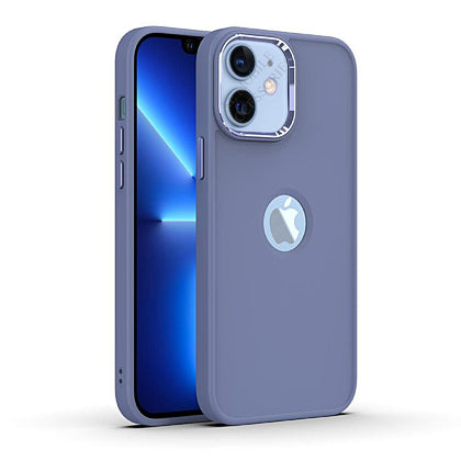 iPhone 11 Ultra Hybird Ring Silicone Matte Back Case Cover Anti-Shock Drop Protection (Lavender Grey)