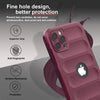 iPhone 14 Pro Max Rugged Armor Hybird Silicone Back Cover Case Maroon
