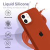 iPhone 11 Original Silicone Logo Back Cover Case Brown