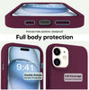 iPhone 11 Original Silicone Logo Back Cover Case Plum