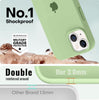 iPhone 15 Plus Original Silicone Logo Back Cover Case Macha Green