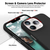 iPhone 12 Pro Original Leather Hybird Back Cover Case Black