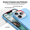 iPhone 12 Pro Original Leather Hybird Back Cover Case Serria Blue