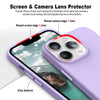 iPhone 12 Pro Original Leather Hybird Back Cover Case Elegant Purple
