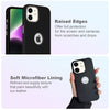 iPhone 11 Original Leather Hybird Back Cover Case Black