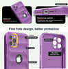 iPhone 14 Pro Rugged Armor Hybird Silicone Back Cover Case Purple