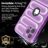 iPhone 13 Pro Rugged Armor Hybird Silicone Back Cover Case Purple