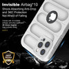 iPhone 14 Pro Rugged Armor Hybird Silicone Back Cover Case White