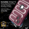 iPhone 14 Plus Rugged Armor Hybird Silicone Back Cover Case Maroon