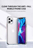 iPhone 12 Pro Max Crystal Clear Transparent Space Case With Metal Buttons PC Back Cover