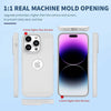 iPhone 15 Pro Max Heat Dissipation Grid Slim Back Cover Case White