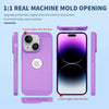 iPhone 14 Plus Heat Dissipation Grid Slim Back Cover Case Girlish Purple