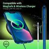 iPhone 13 New Ultra Hybird Transparent Skin Anti-Drop Metal Lens Protective Back Case Cover (Blue)