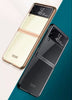 Samsung Galaxy Z Flip3 5G Crome Hard Pc Glossy Case Cover Gold