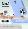 iPhone 13 Pro Original Silicone Logo Back Cover Case Serria Blue