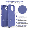 iPhone 11 Original Leather Hybird Back Cover Case Lavender Grey