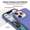 iPhone 12 Pro Original Leather Hybird Back Cover Case Lavender Grey