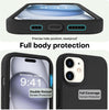 iPhone 11 Liquid Silicone Microfiber Lining Soft Back Cover Case Black