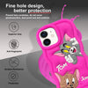 iPhone 11 Tom and Jerry 3D Cartoon Silicone Soft Back Cover Case