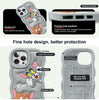 iPhone 12 Pro Max Tom and Jerry 3D Cartoon Silicone Soft Back Cover Case