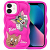 iPhone 11 Tom and Jerry 3D Cartoon Silicone Soft Back Cover Case