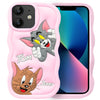 iPhone 11 Tom and Jerry 3D Cartoon Silicone Soft Back Cover Case