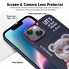 iPhone 14 Back Cover 3D Cute Cartoon Nimmy Soft Leather MagSafe Case