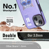 iPhone 14 Back Cover 3D Cute Cartoon Nimmy Soft Leather MagSafe Case