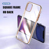 LIKGUS® for iPhone 12 Mini (5.4 inch), Crystal Clear Tough and Flexible TPU Back Case Cover (PURPLE)