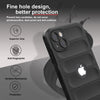 iPhone 15 Plus Rugged Armor Hybird Silicone Back Cover Case Black