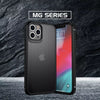 iPhone 13 Pro Max LiKGUS SLIM Carbon fiber semi Transparent frosted Case Back Cover Black