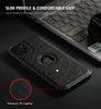 iPhone 14 Luxury Leather Case Protective Back Cover (Black)