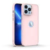 iPhone 13 Pro Ultra Hybird Ring Silicone Matte Back Case Cover Anti-Shock Drop Protection (Sand Pink)
