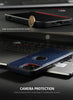 iPhone 15 Luxury Leather Case Protective Back Cover (Blue)