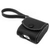 LiKGUS for Apple AirPods 1 & 2 Case Snap Closure Leather Protective Cover with Holding Strap  (Black)