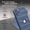 iPhone 14 Pro Rugged Armor Hybird Silicone Back Cover Case Dark Grey