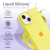 iPhone 13 Original Silicone Logo Back Cover Case Yellow