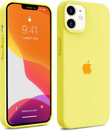 iPhone 11 Original Silicone Logo Back Cover Case Yellow