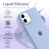 iPhone 12 Original Silicone Logo Back Cover Case Sea Blue