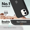 iPhone 12 Original Silicone Logo Back Cover Case Black