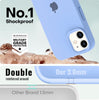 iPhone 12 Original Silicone Logo Back Cover Case Serria Blue