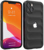 iPhone 13 Rugged Armor Hybird Silicone Back Cover Case Black