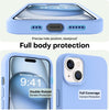 iPhone 15 Plus Original Silicone Logo Back Cover Case Serria Blue