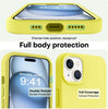 iPhone 15 Plus Original Silicone Logo Back Cover Case Yellow