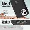 iPhone 15 Plus Original Silicone Logo Back Cover Case Black