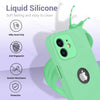 iPhone 11 Silicone Back Case Cover Anti-Shock Full Body Protection With Logo View (Mint Green)