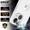 iPhone 14 Silicone Back Case Cover Anti-Shock Full Body Protection With Logo View (White)