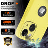 iPhone 14 Silicone Back Case Cover Anti-Shock Full Body Protection With Logo View (Yellow)